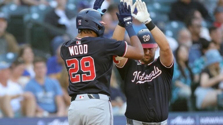 James Wood, Nationals aim for fences against Mariners