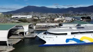 ‘Big moment’: world’s largest electric ship launched