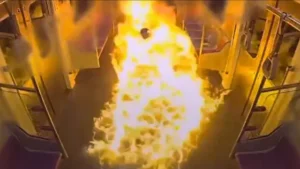 Man sets fire to a moving train in Seoul over divorce in viral video