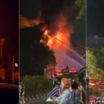 Delhi: Massive fire breaks out at banquet hall in Motinagar, 24 fire tenders at the spot