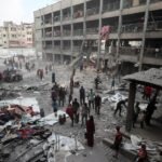 ‘They bombed schools and homes’: say Palestinians as Israel continues bombardment ahead of White House talks on ceasefire