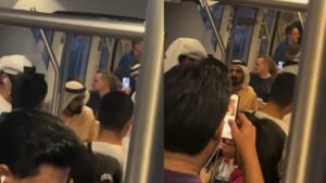 Dubai ruler takes public transport: Royal sits in crowded tram coach in viral video