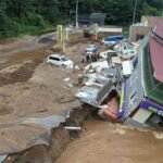 At least 14 dead in South Korea after heavy rains trigger landslide, floods