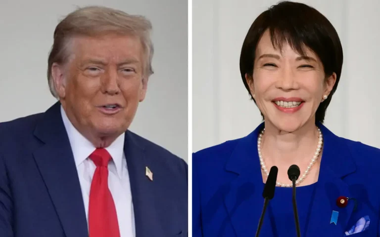 Trump congratulates woman set to be first female prime minister of Japan