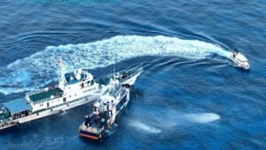 US backs Philippine ally after China warns over vessel clash