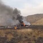 Turkish military plane with 20 on board crashes in Georgia