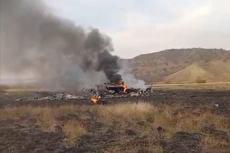 Turkish military plane with 20 on board crashes in Georgia