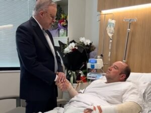 “You’re Australian Hero”: Albanese Meets Man Who Disarmed Sydney Shooters