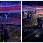 High-speed trains collide after one derails in southern Spain, killing at least 20