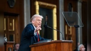 Trump renews tariff push in State of the Union, predicts they could replace income tax