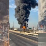 Explosion at Texas Oil Refinery Sends Flames and Thick Smoke Into Sky