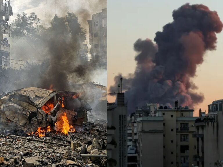 Israel Bombs Southern Beirut After Hezbollah Strikes in Retaliation for Khamenei’s Death