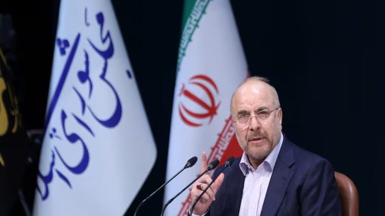 Iran parliament speaker mocks US naval blockade, says no oil wells ‘exploded’